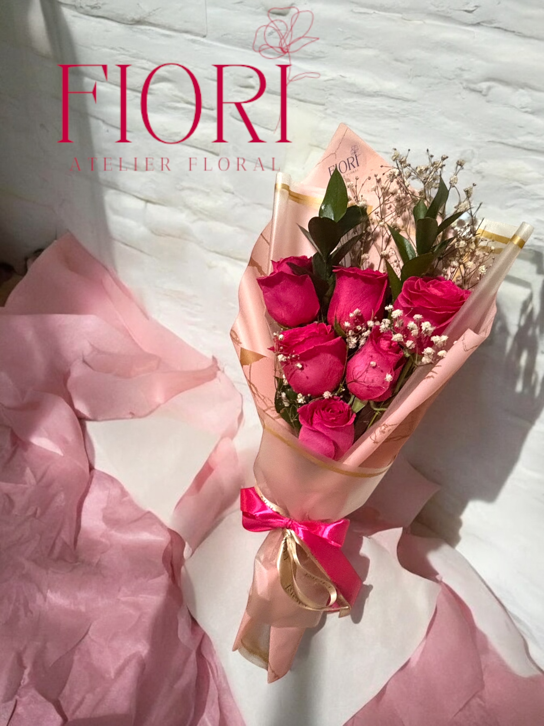 Ramo de rosas Fucsias