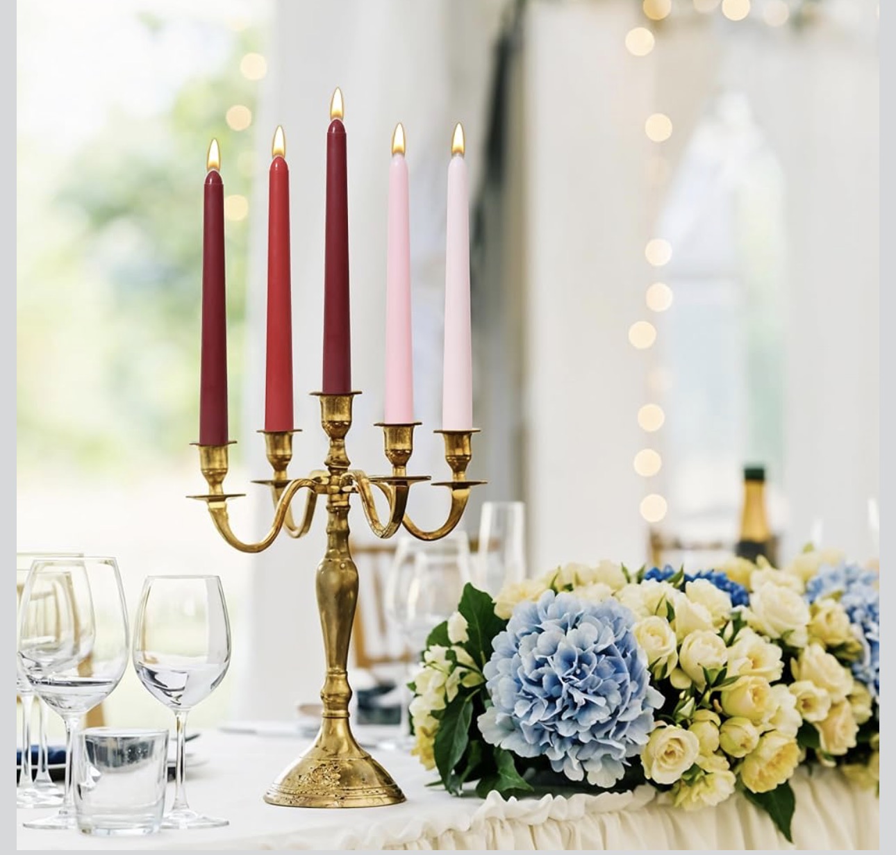 Velas Cónicas de 22 cm o 10"