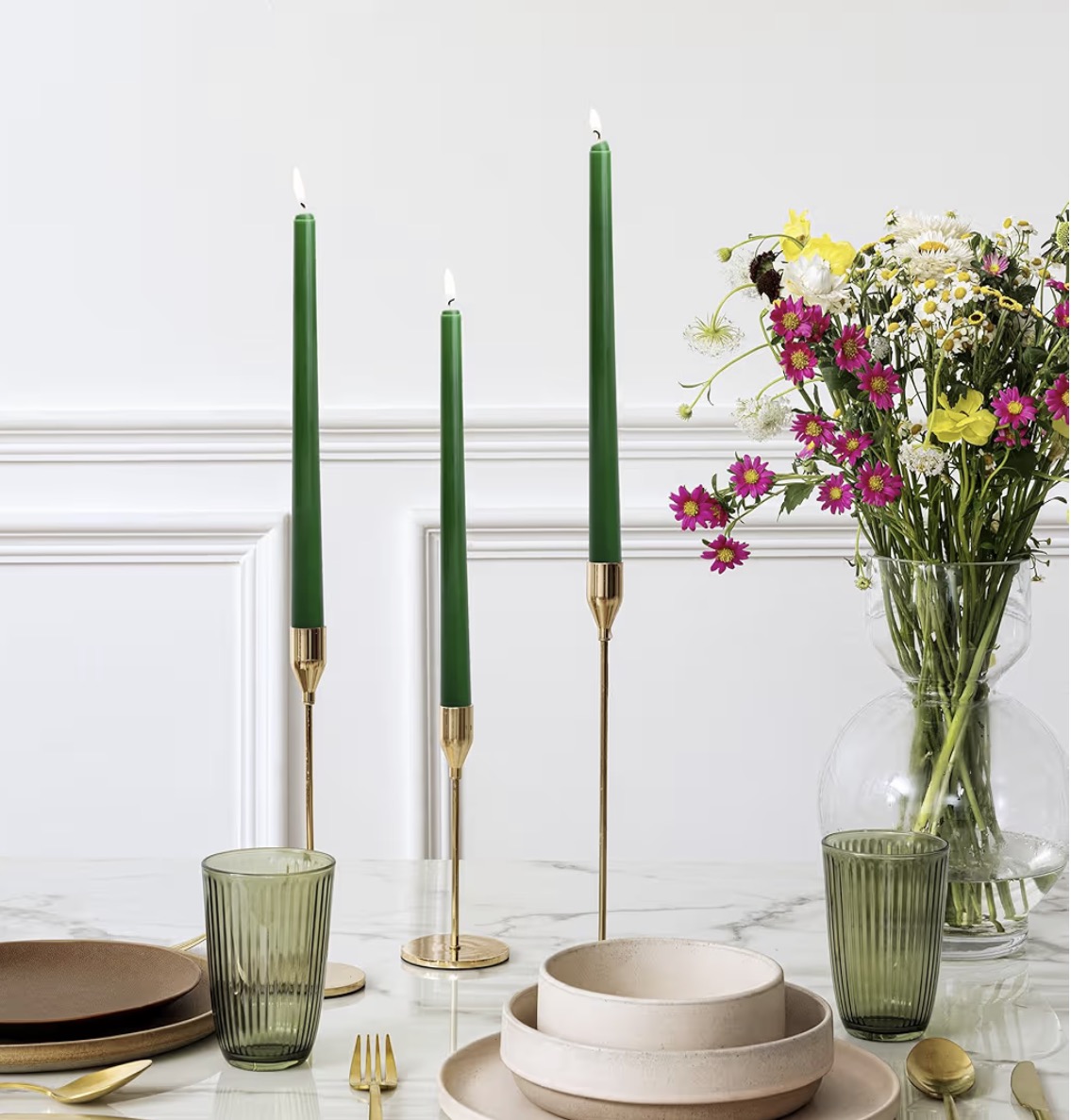 Velas Cónicas de 22 cm o 10"