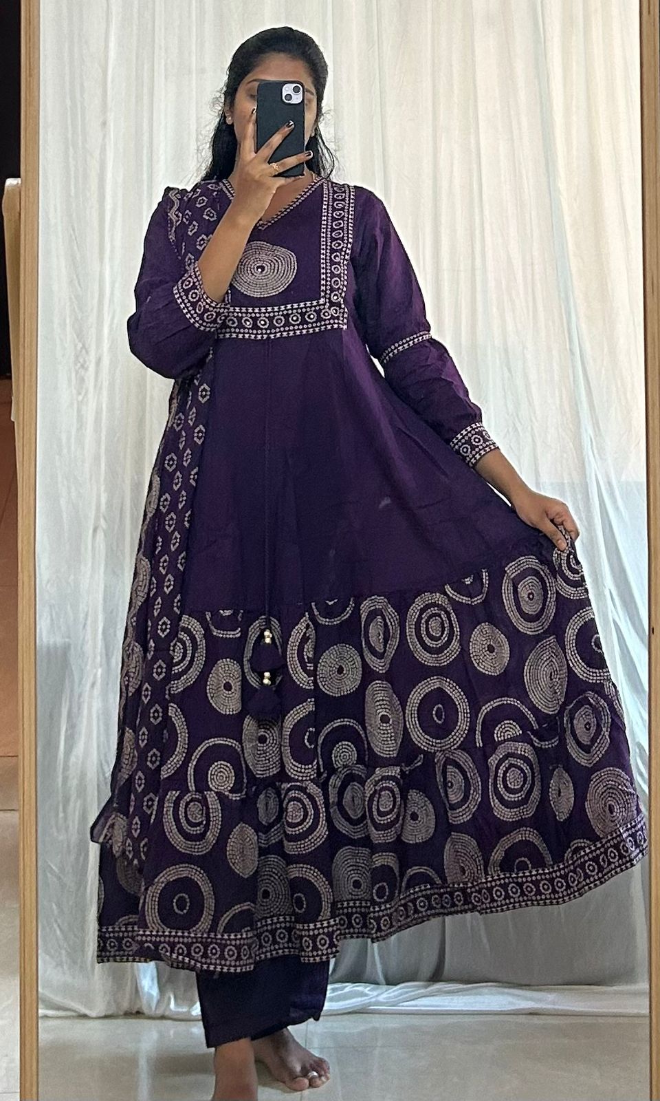 Purple Ethnic Dress