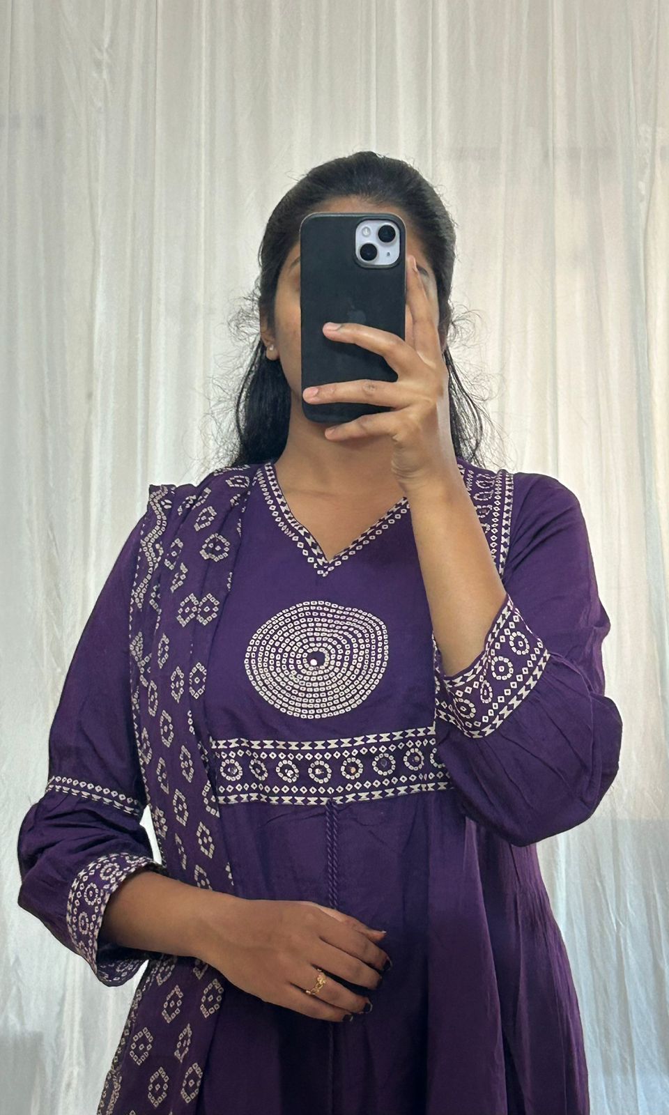 Purple Ethnic Dress