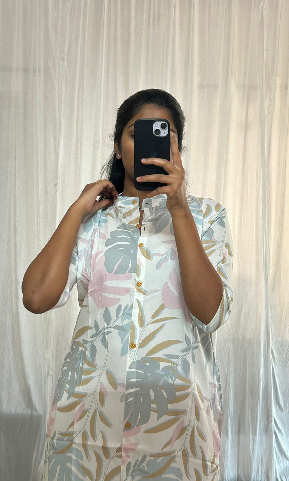 Pastel Color Cotton Kurti