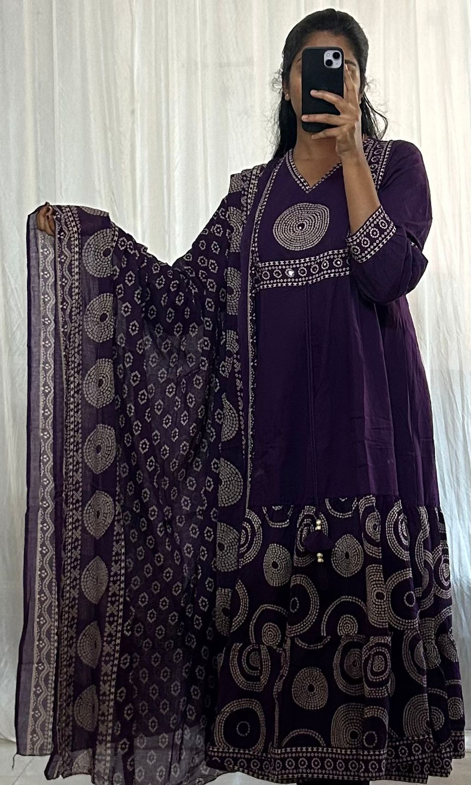 Purple Ethnic Dress
