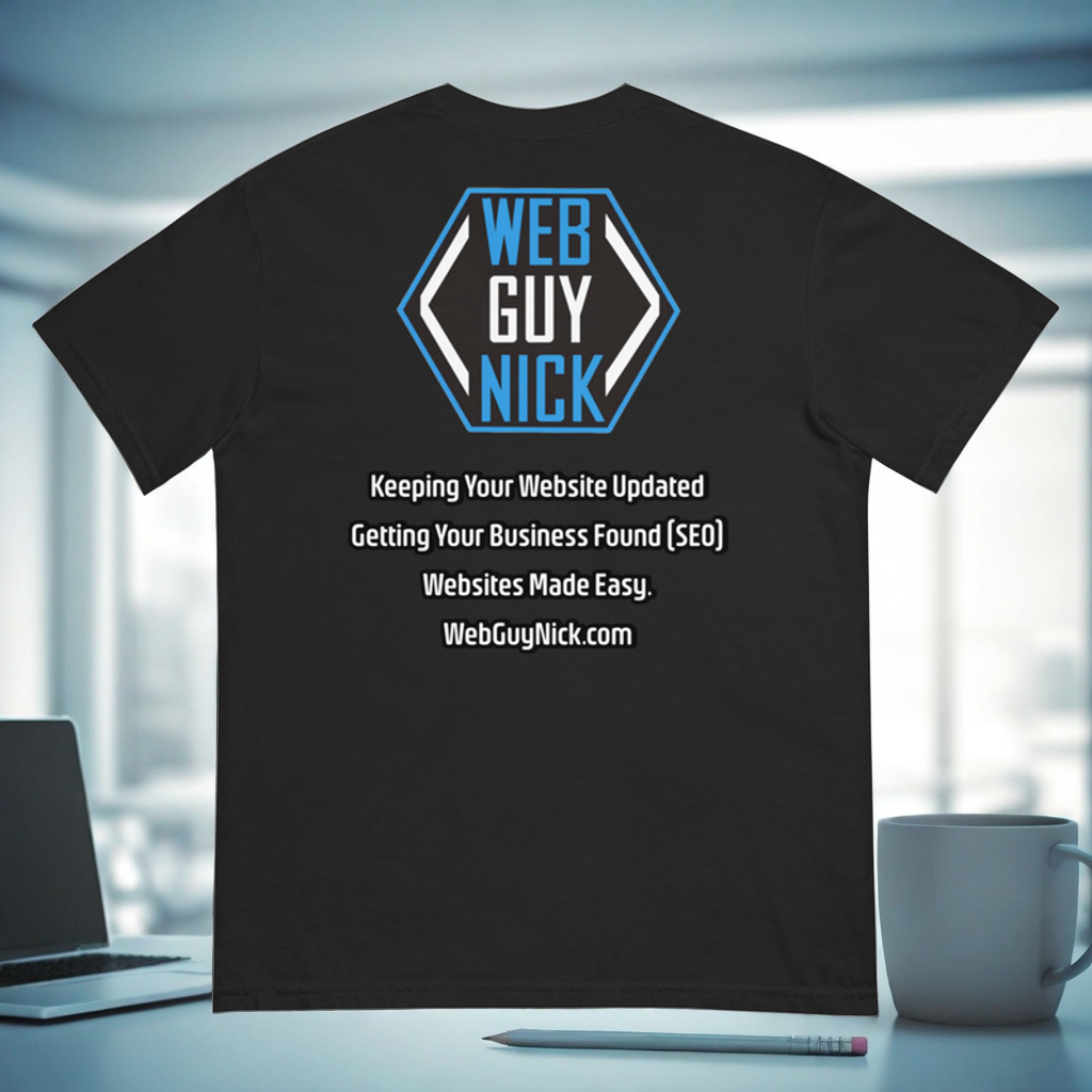 Web Guy Nick T-shirt