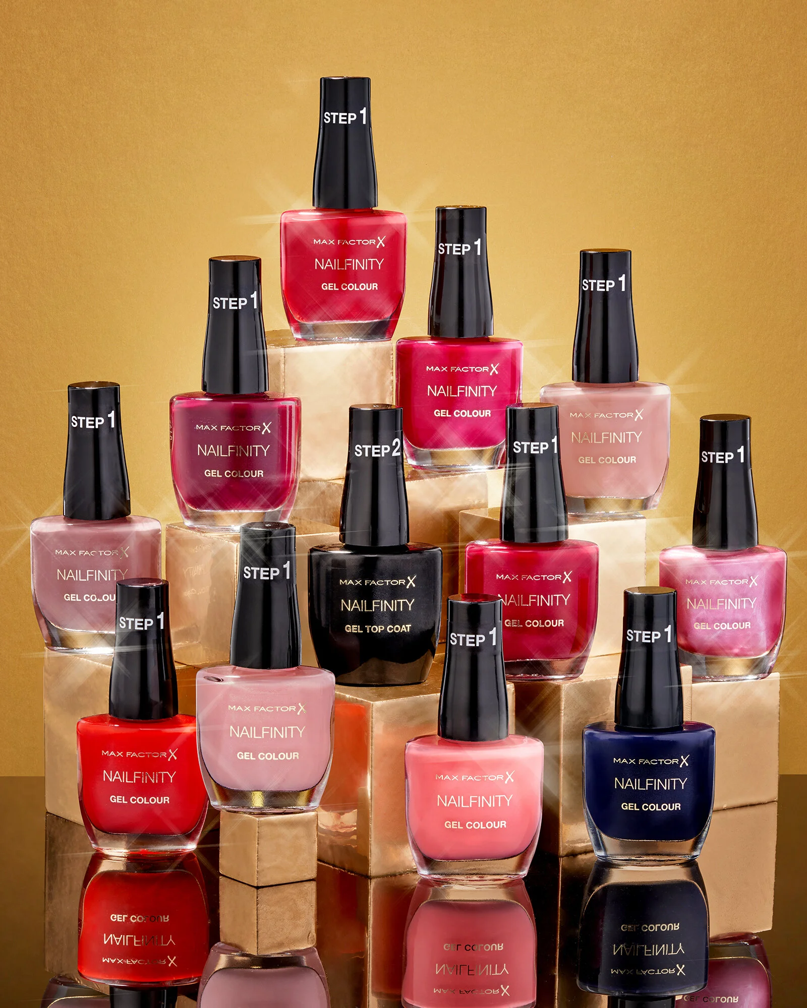 Nailfinity Gel Colour Nail Polish Set