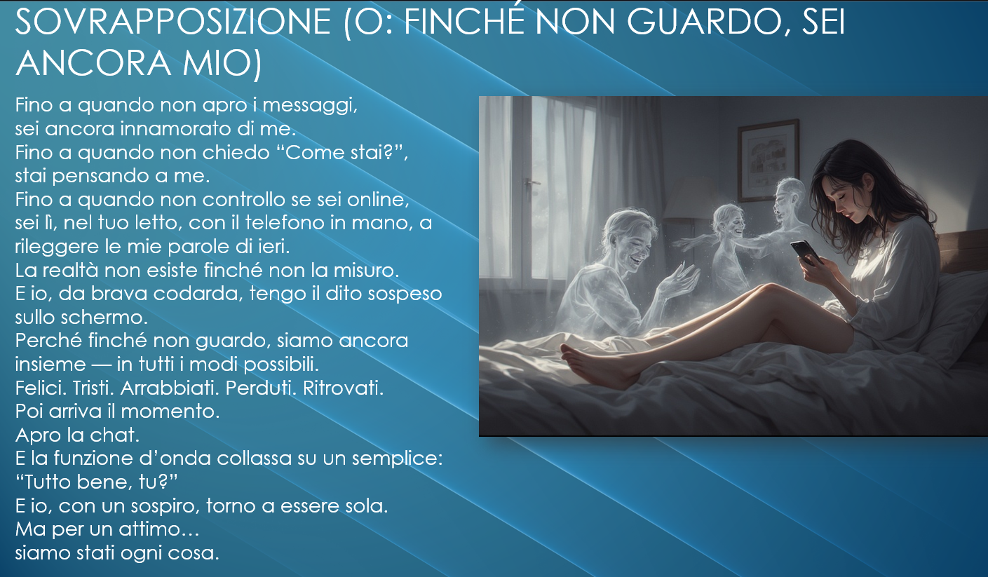Collasserò la tua funzione d'onda (PDF)