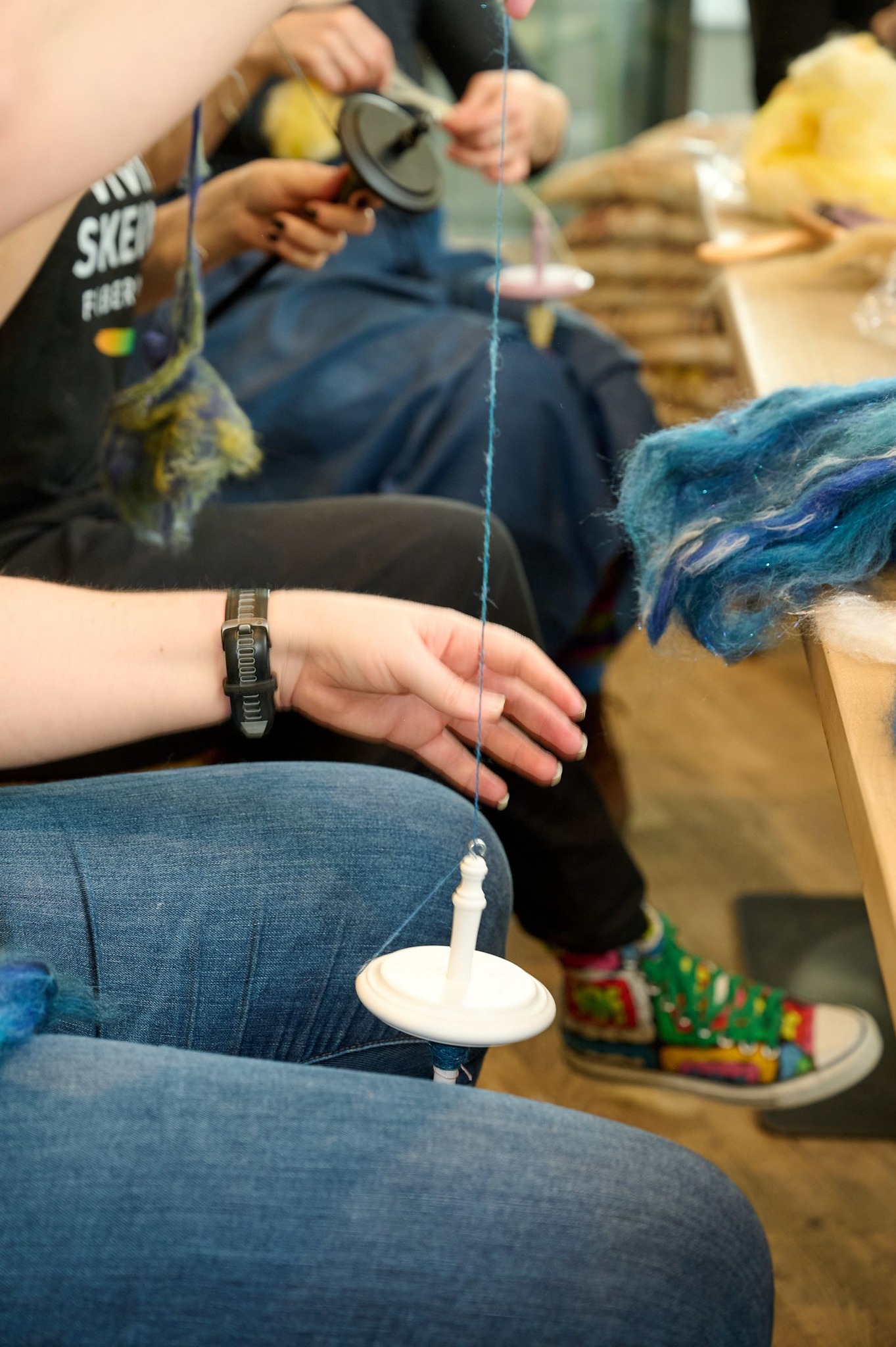 AUSGEBUCHT - 04.04.26  Spinnen an der Handspindel von 10-13 Uhr