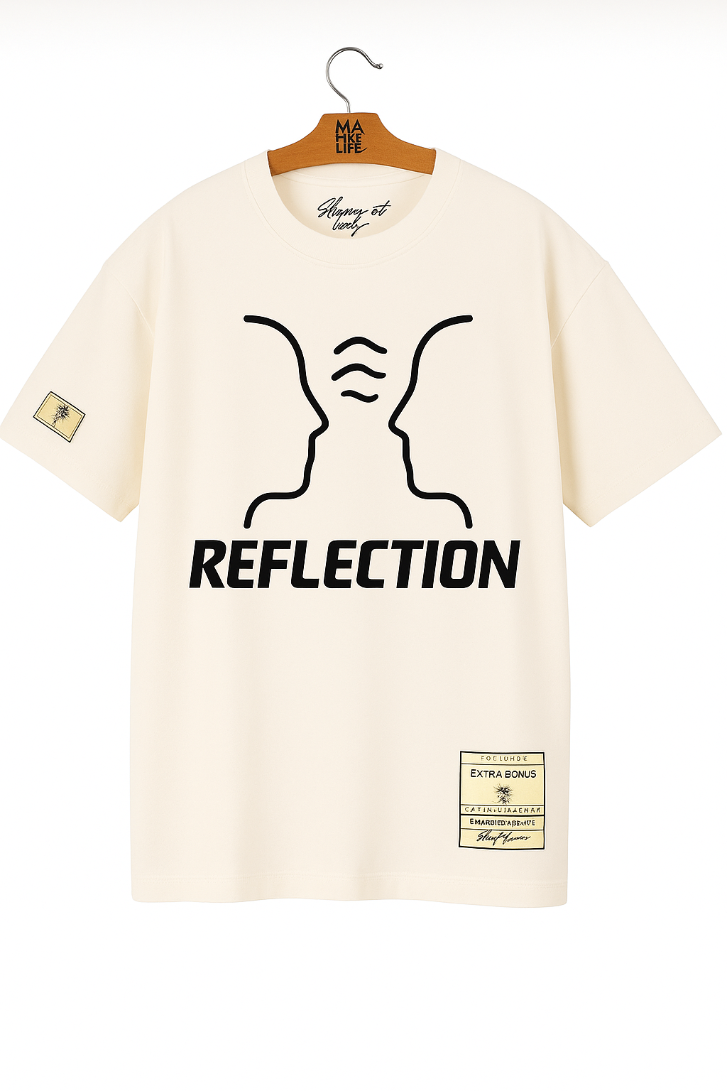 Camiseta MASCULINA Oversized REFLECTION