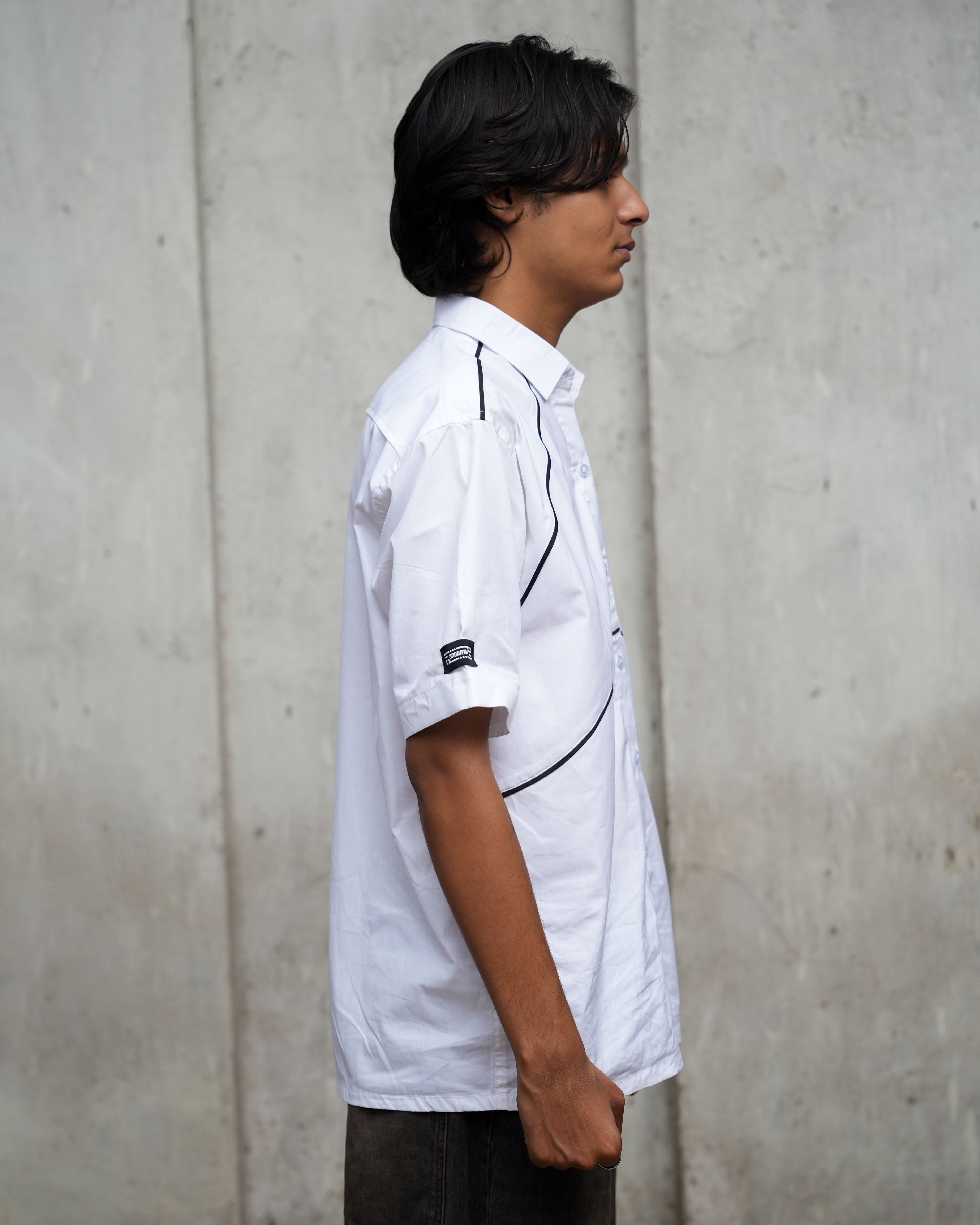 White Short-Sleeved Shirt