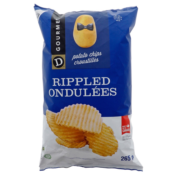 D Gourmet Ripple Potato Chips