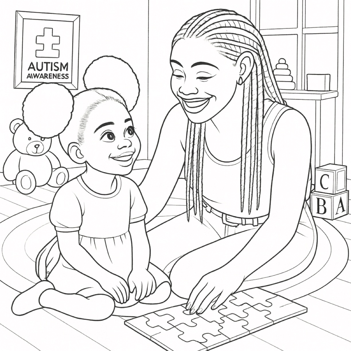 Abigail's Song- Coloring Pages