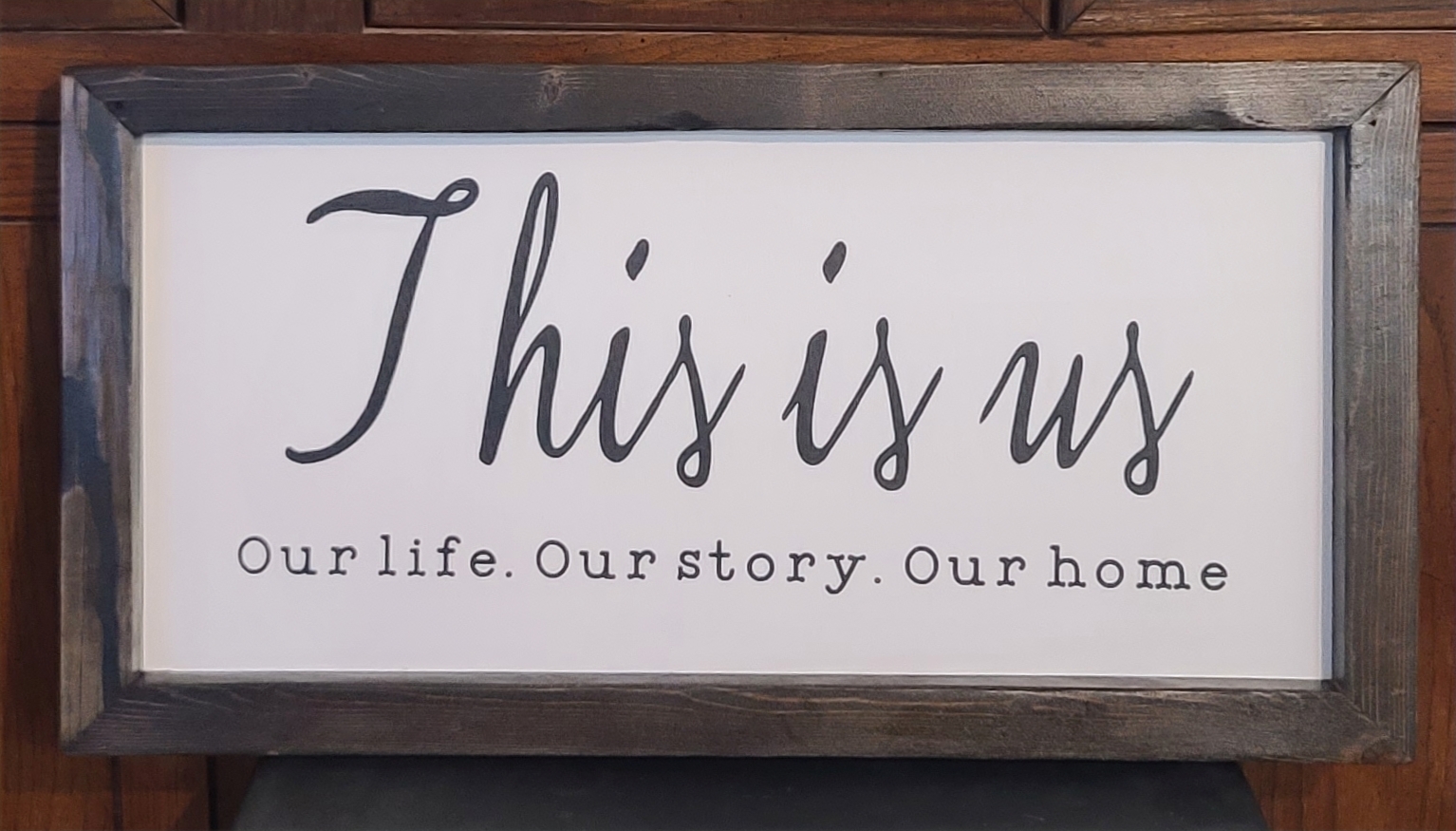 This Is Us Wooden Sign