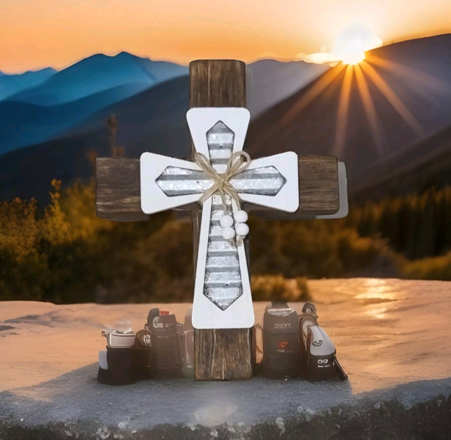 Rustic Wooden Cross Decor