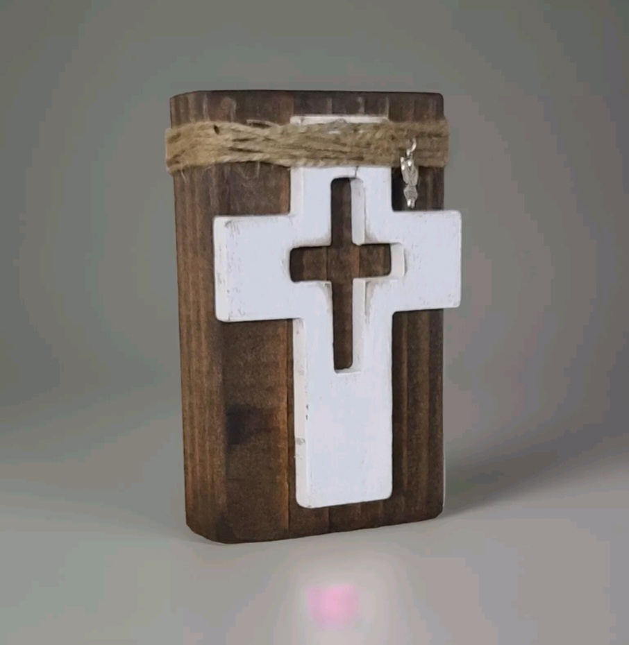 Rustic Wooden Cross Decor