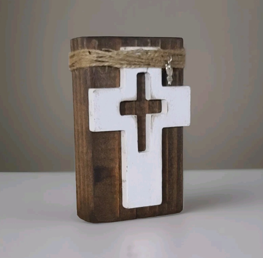 Rustic Wooden Cross Decor