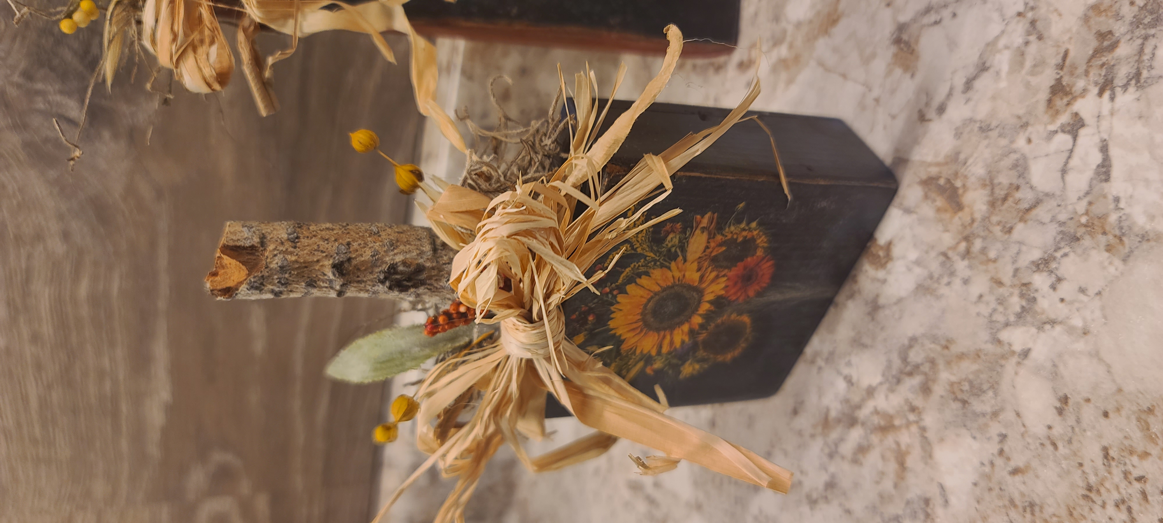 Handcrafted Rustic Wooden Decor Set