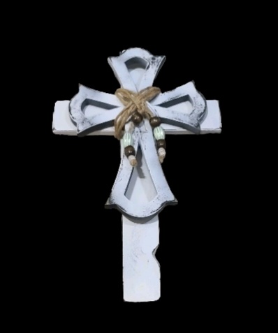Rustic Wooden Cross Wall Decor
