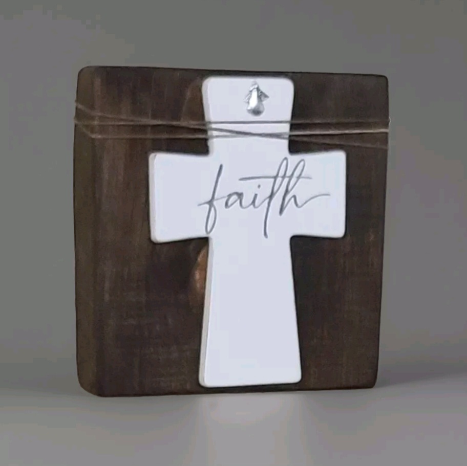 Faith Wooden Wall Plaque