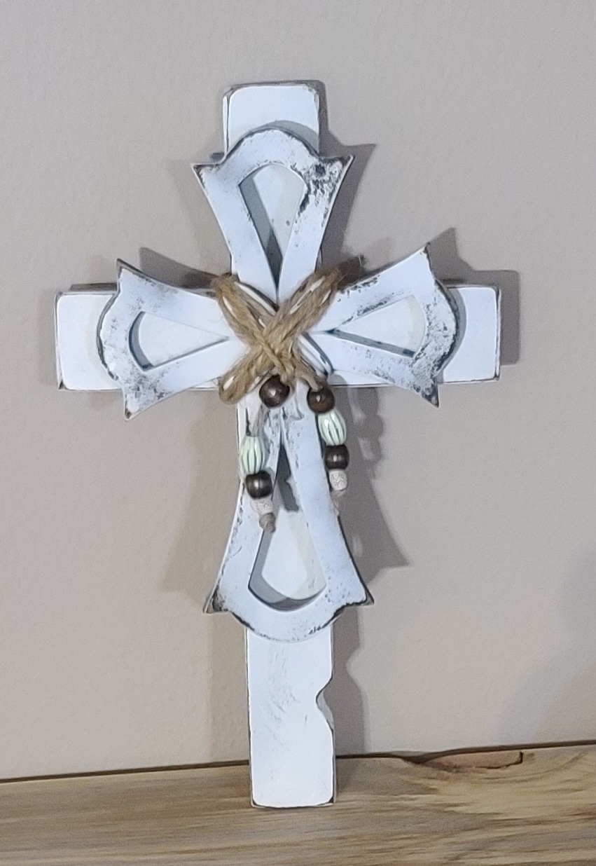 Rustic Wooden Cross Wall Decor