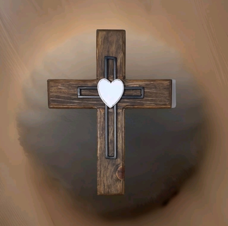 Wooden Cross Wall Decor