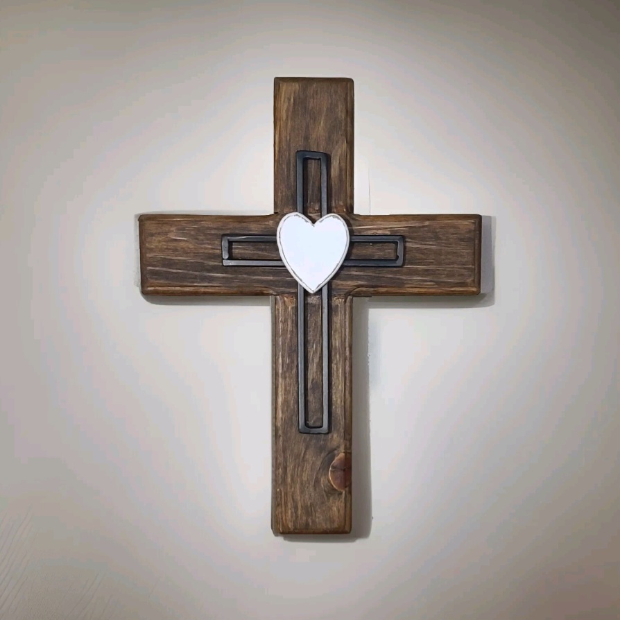 Wooden Cross Wall Decor