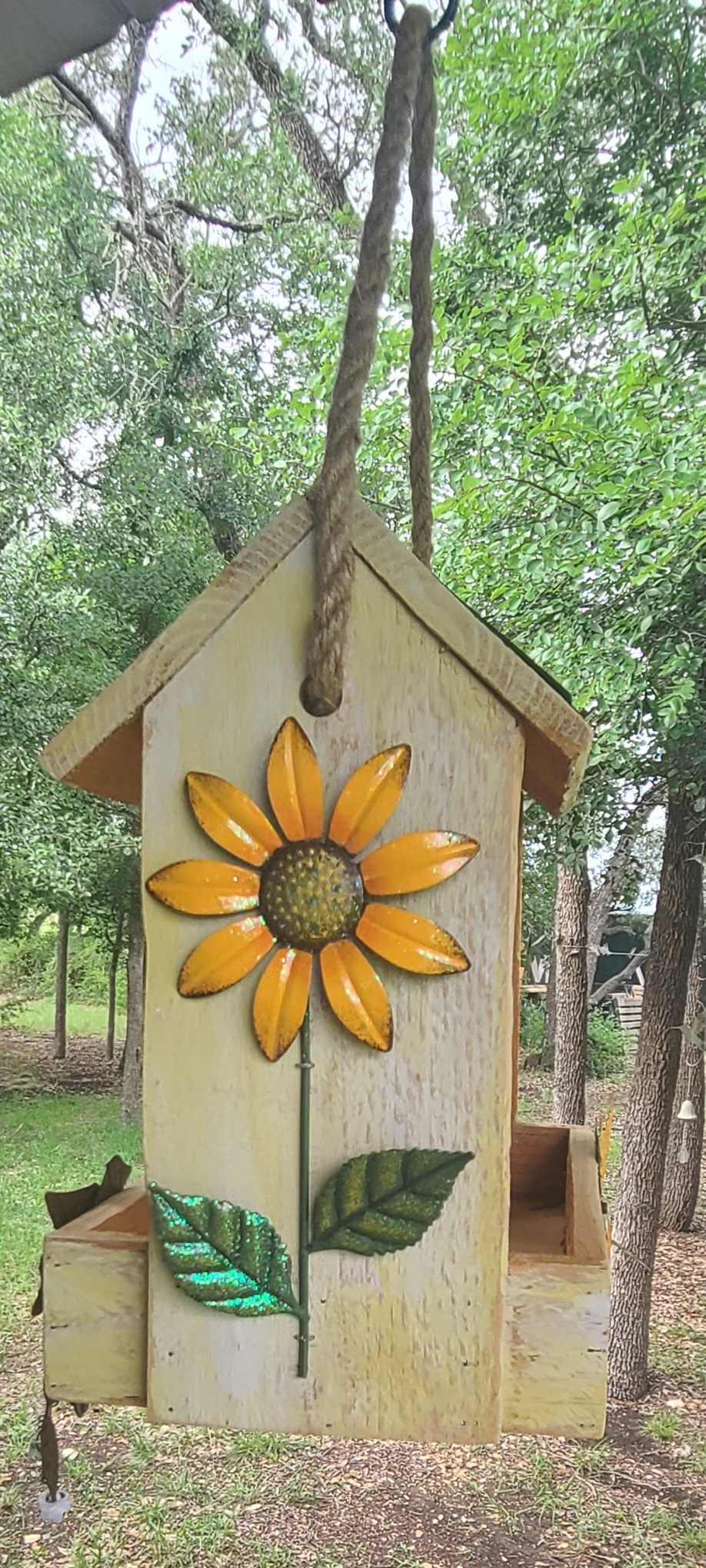 Decorative Wooden Bird Feeder