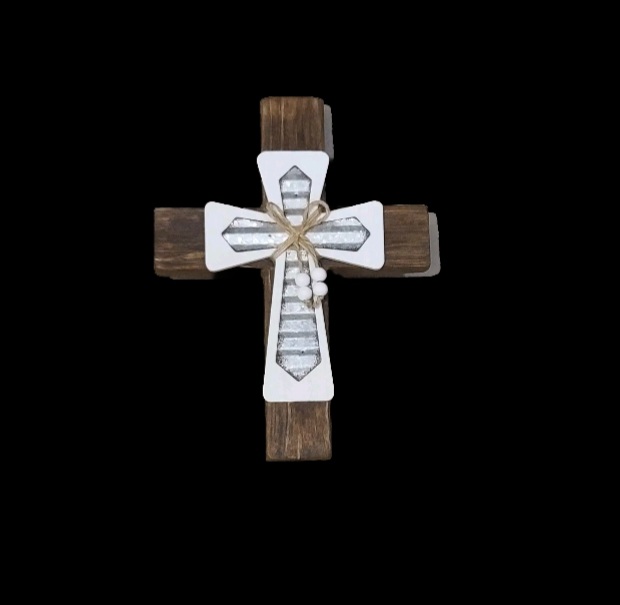 Rustic Wooden Cross Decor