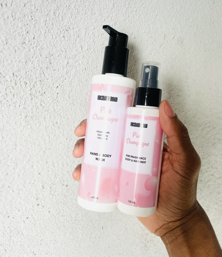 Pink Champagne Hand & Body Care Set