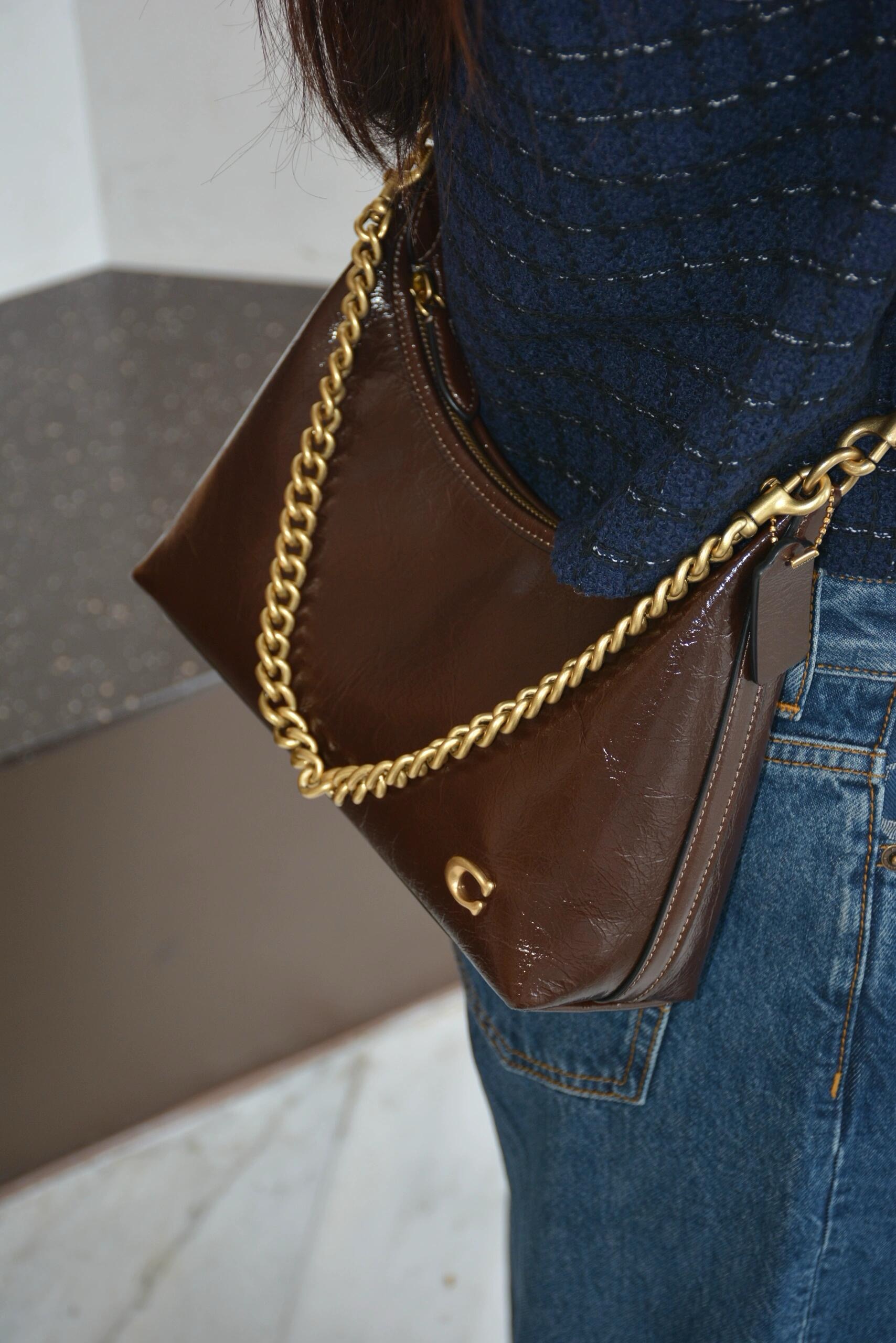 Coach Brown Leather Shoulder Bag