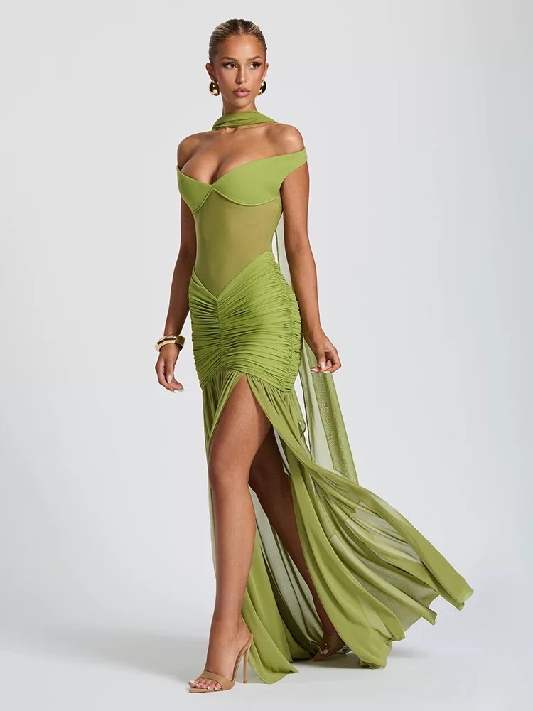 Elegant V Evening Dress