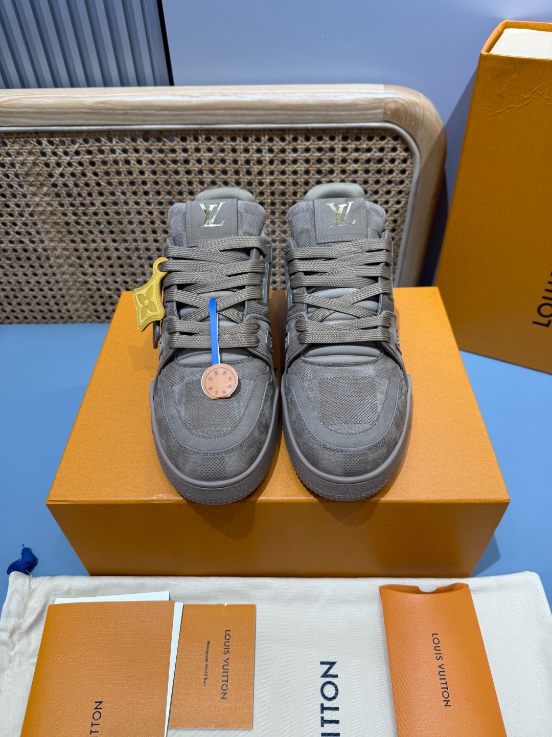 LV Luxury Taupe Sneakers
