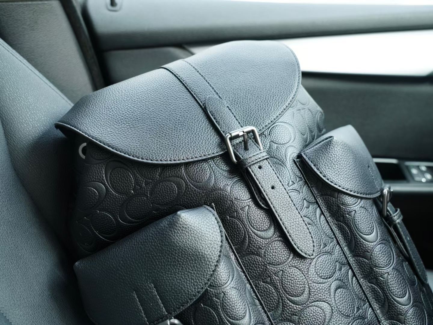 Coach Leather Backpack