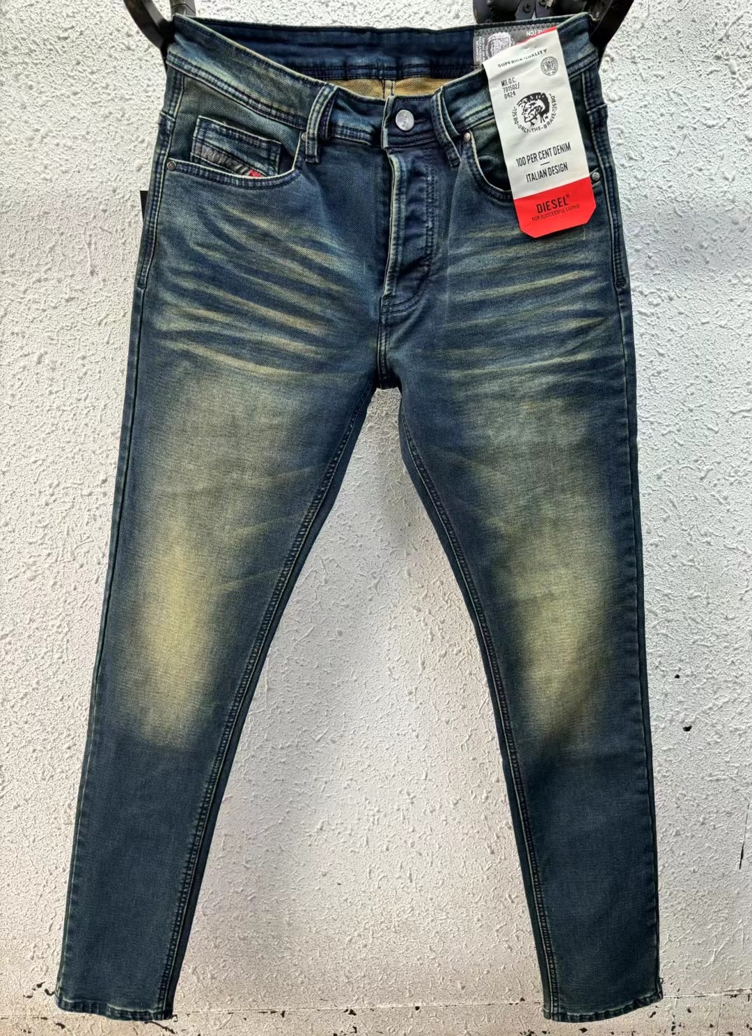 DIESEL Slim Fit Blue Denim Jeans