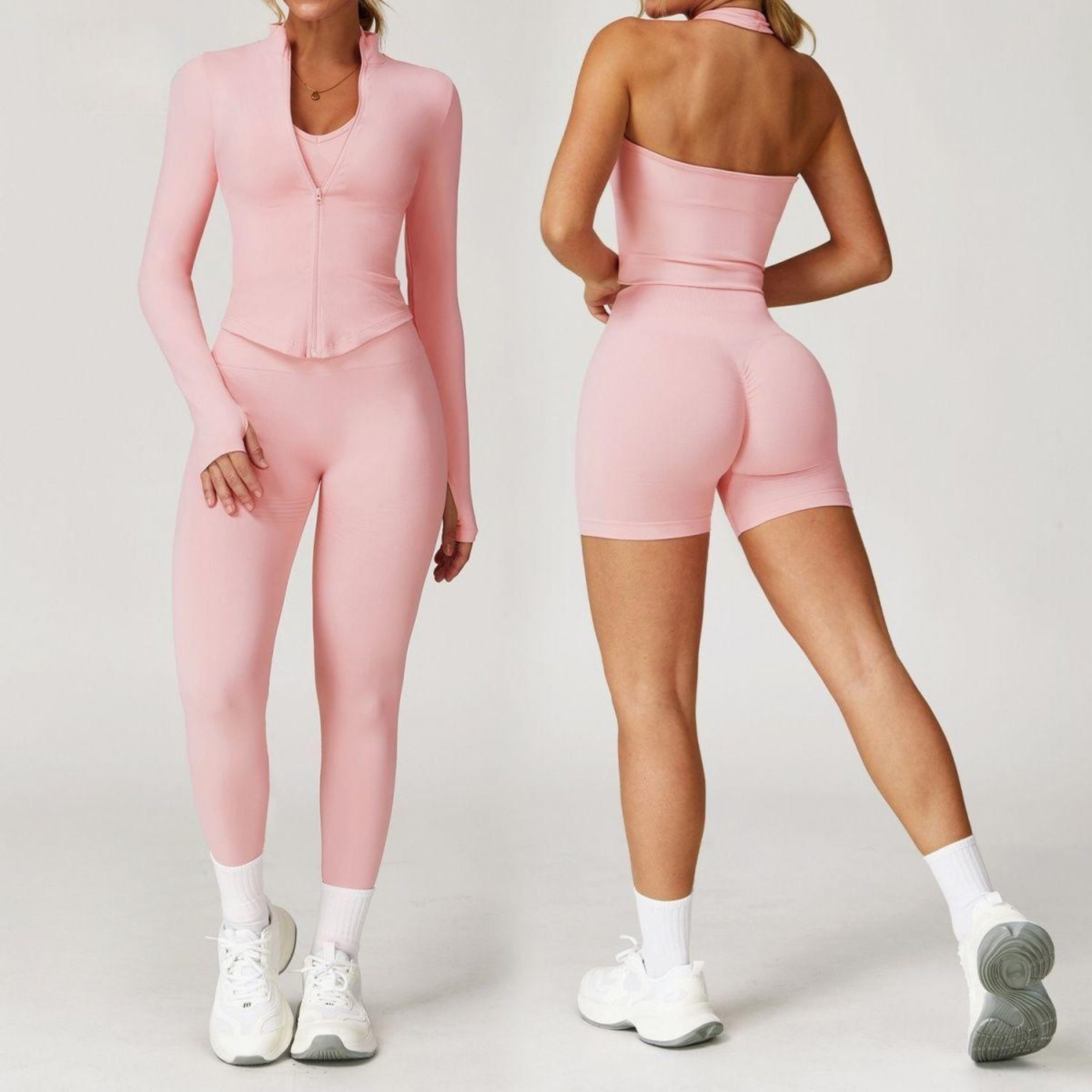 Alo Yoga Brown Zip-Up Bodysuit