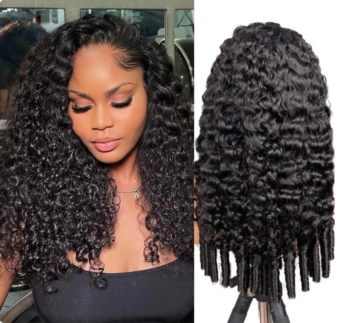 Natural Curly Synthetic Wig