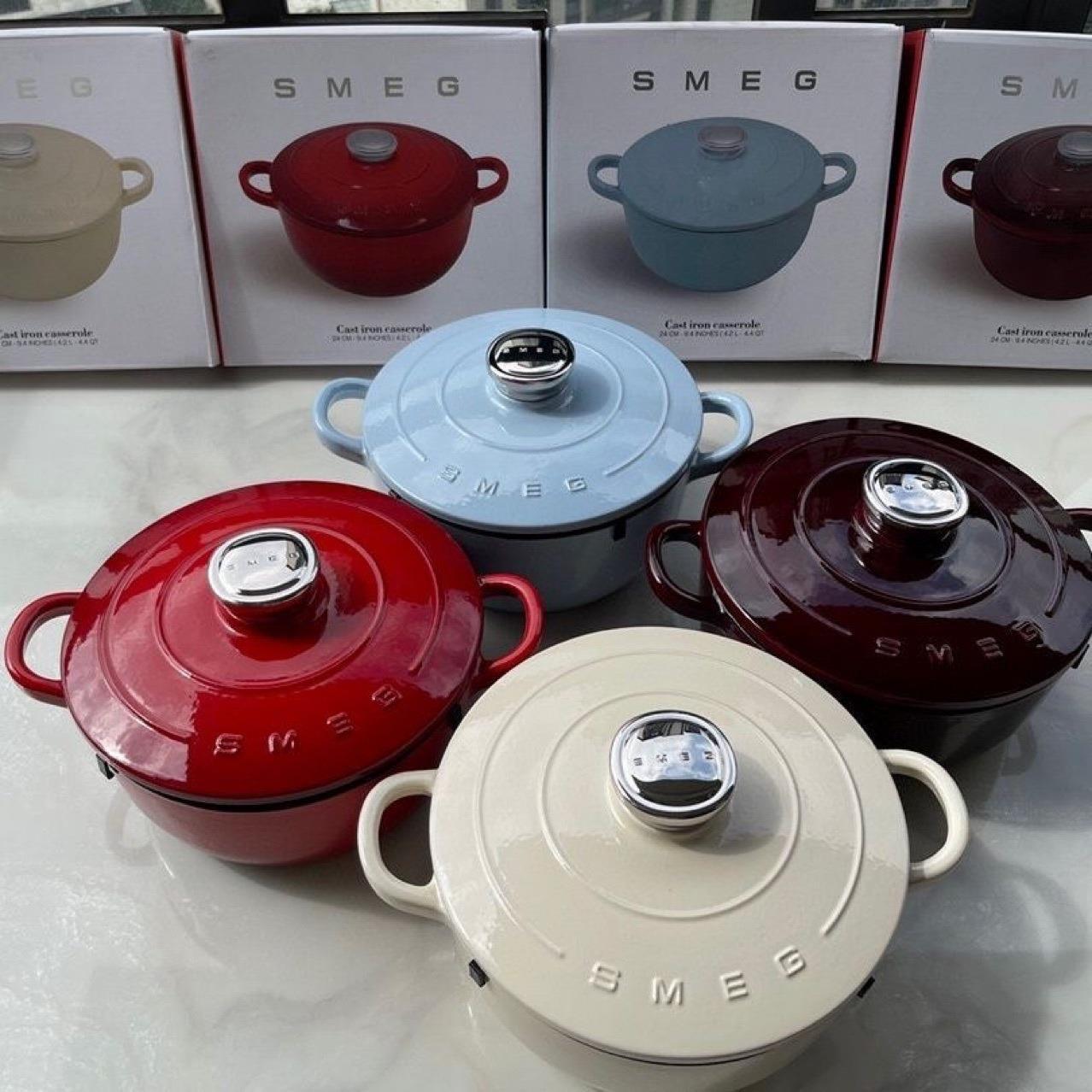Smeg Cast Iron Casserole Dishes