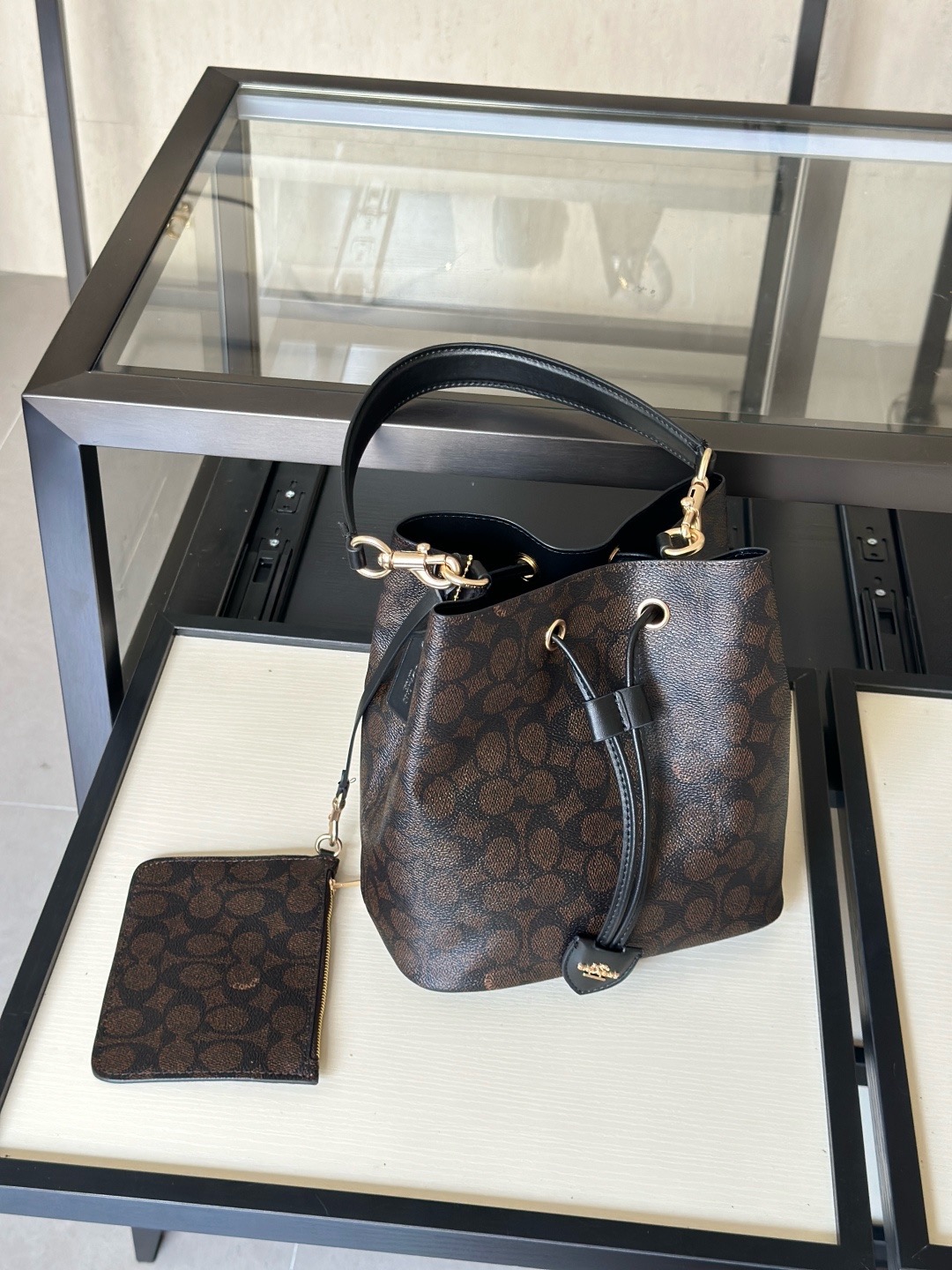 Coach Signature Bucket Bag