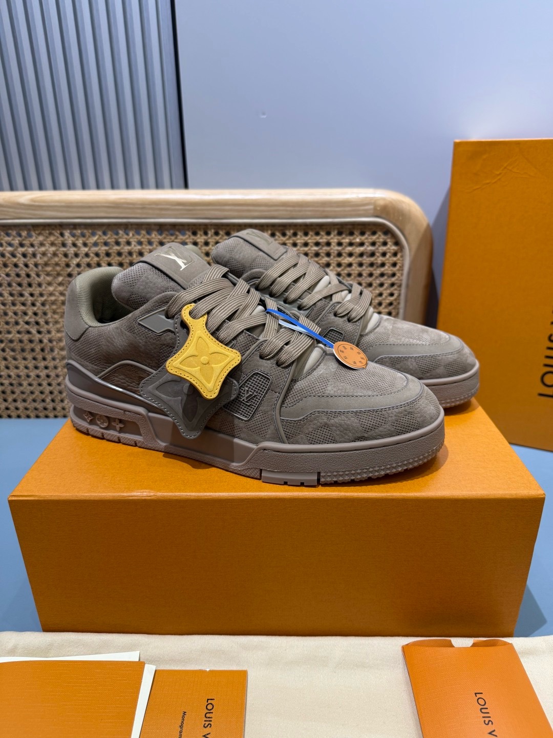 LV Luxury Taupe Sneakers