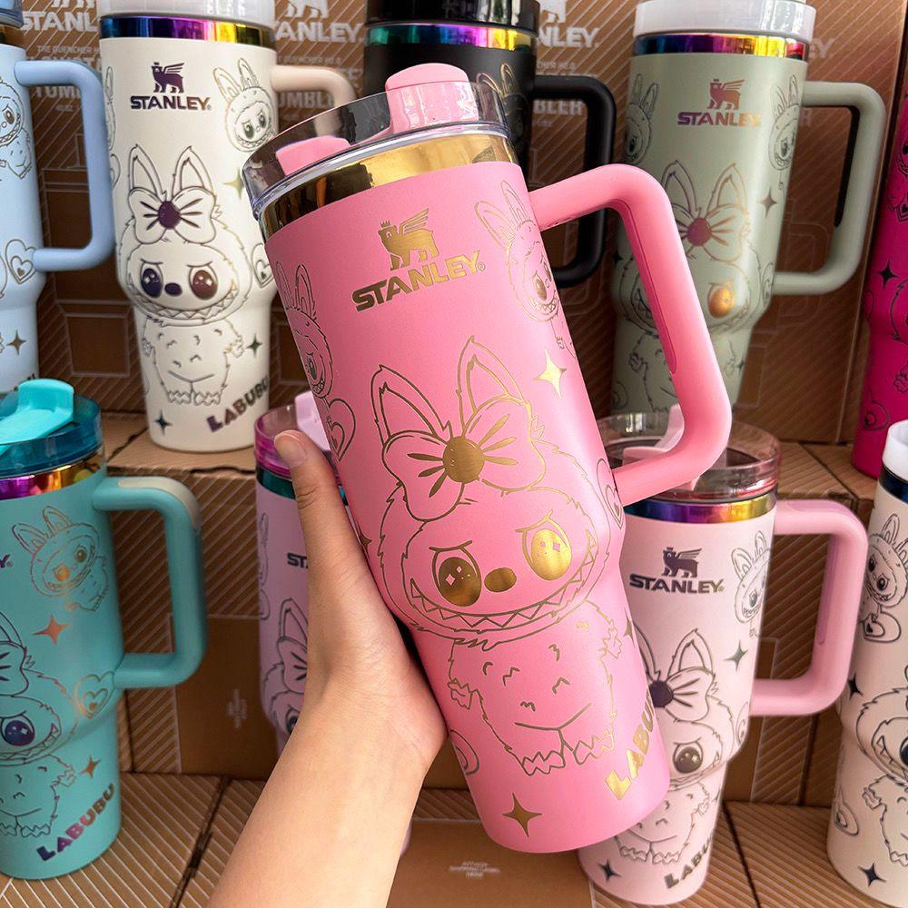 Stanley Tumbler Cup with Cute Labubu Design