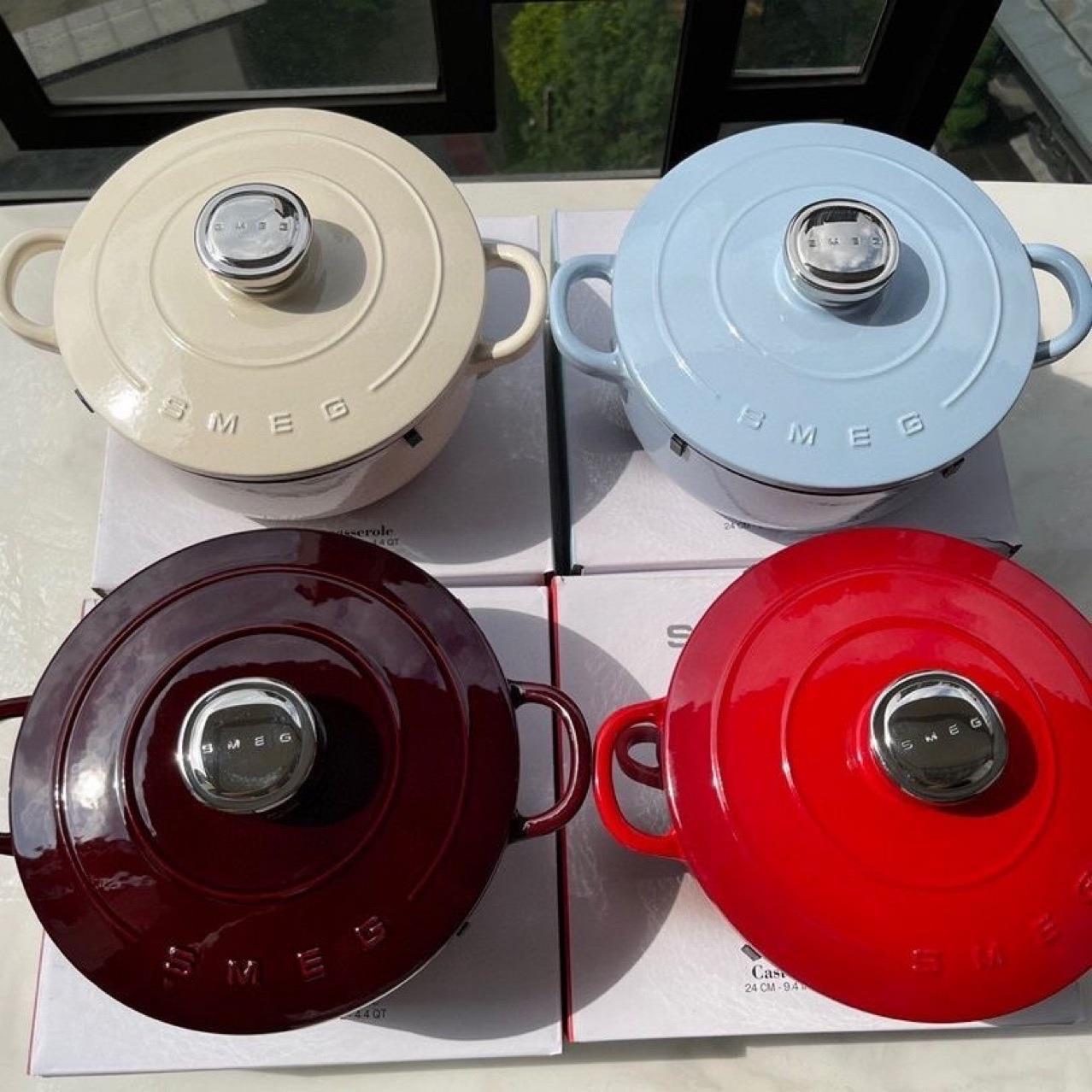 Smeg Cast Iron Casserole Dishes