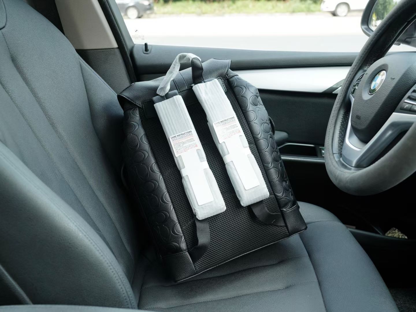 Coach Leather Backpack