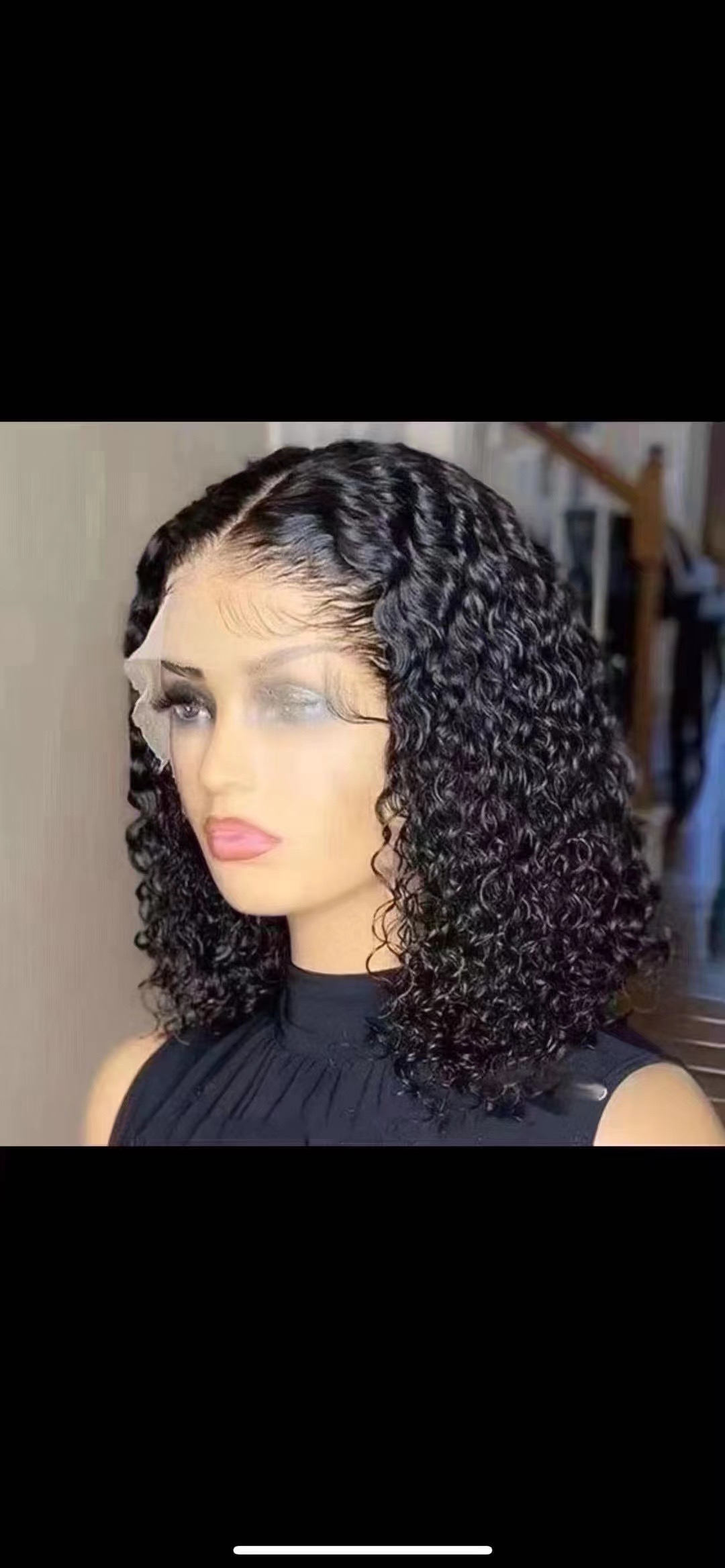 Curly Bob Lace Wig