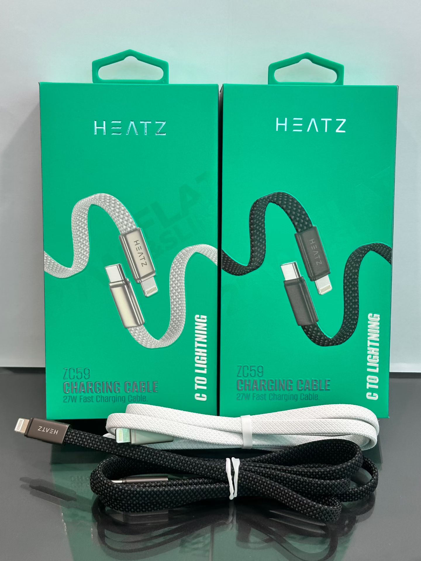 HEATZ USB-C to Lightning Nylon Charging Cable