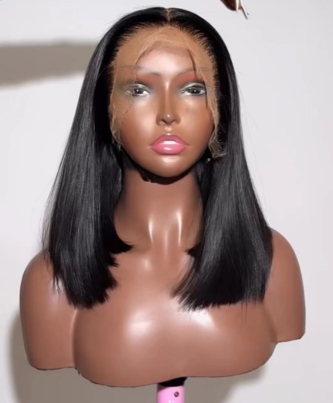Straight Black Bob Wig