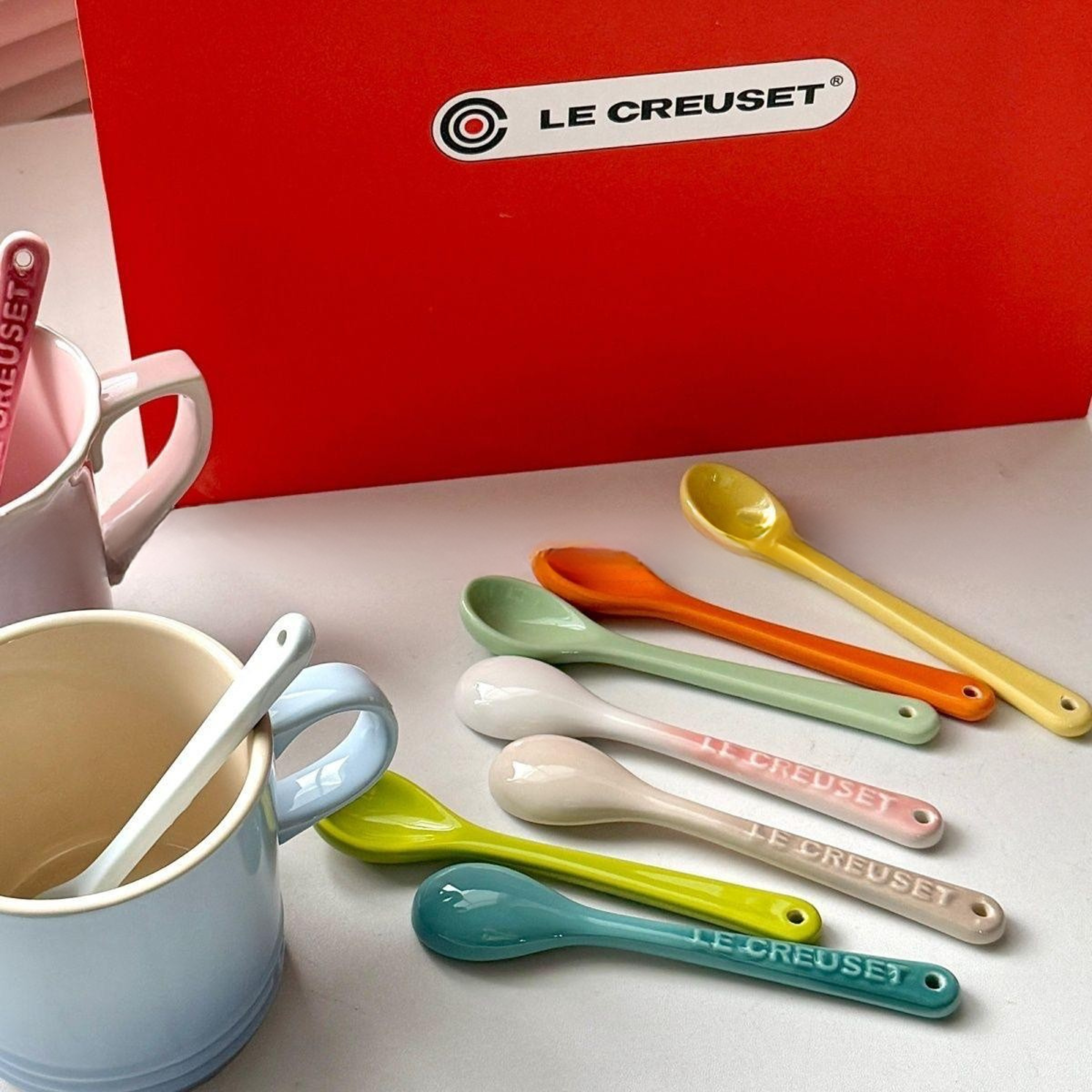 Le Creuset Colorful Ceramic Spoon Set