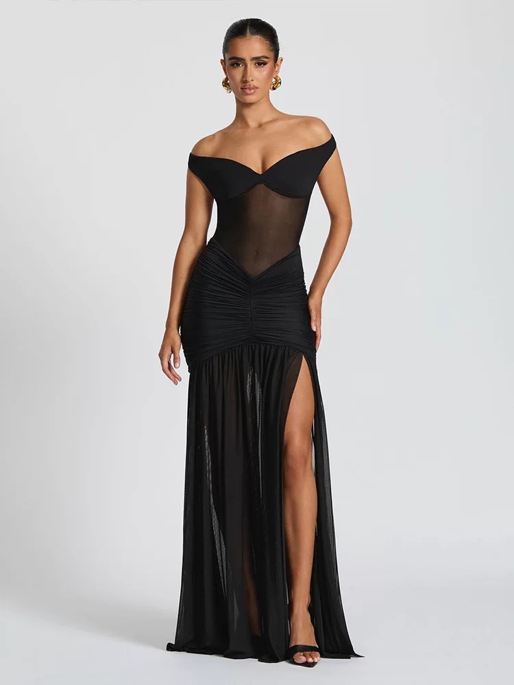 Elegant V Evening Dress