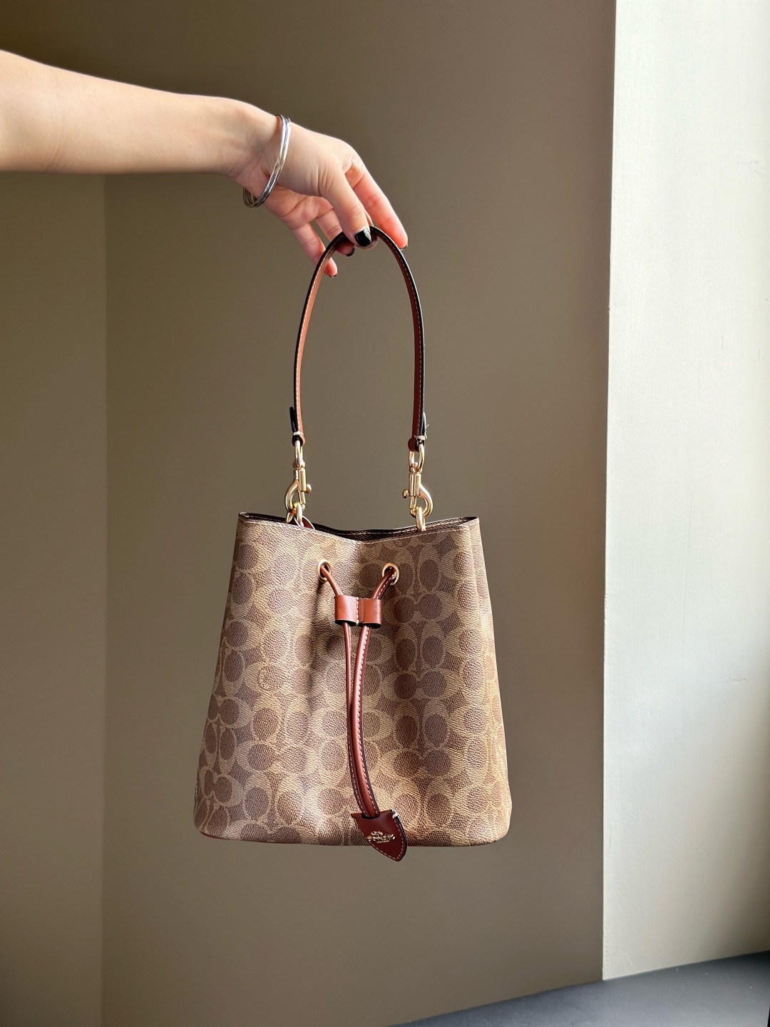 Coach Signature Bucket Bag