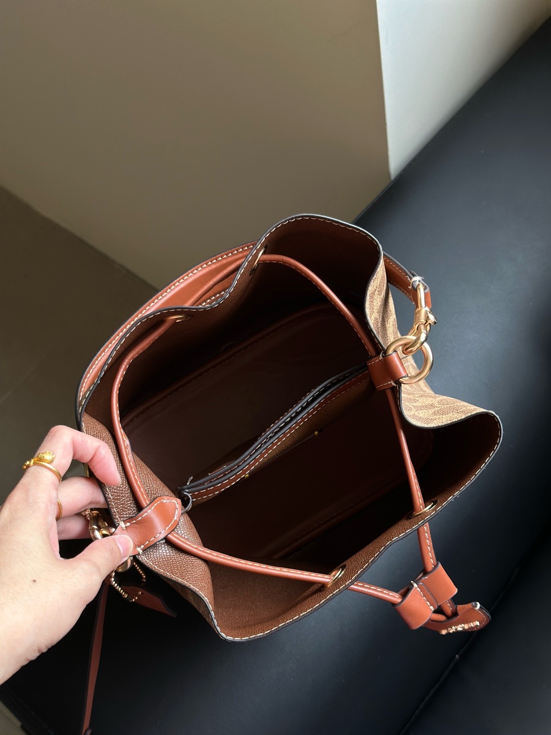 Coach Signature Bucket Bag