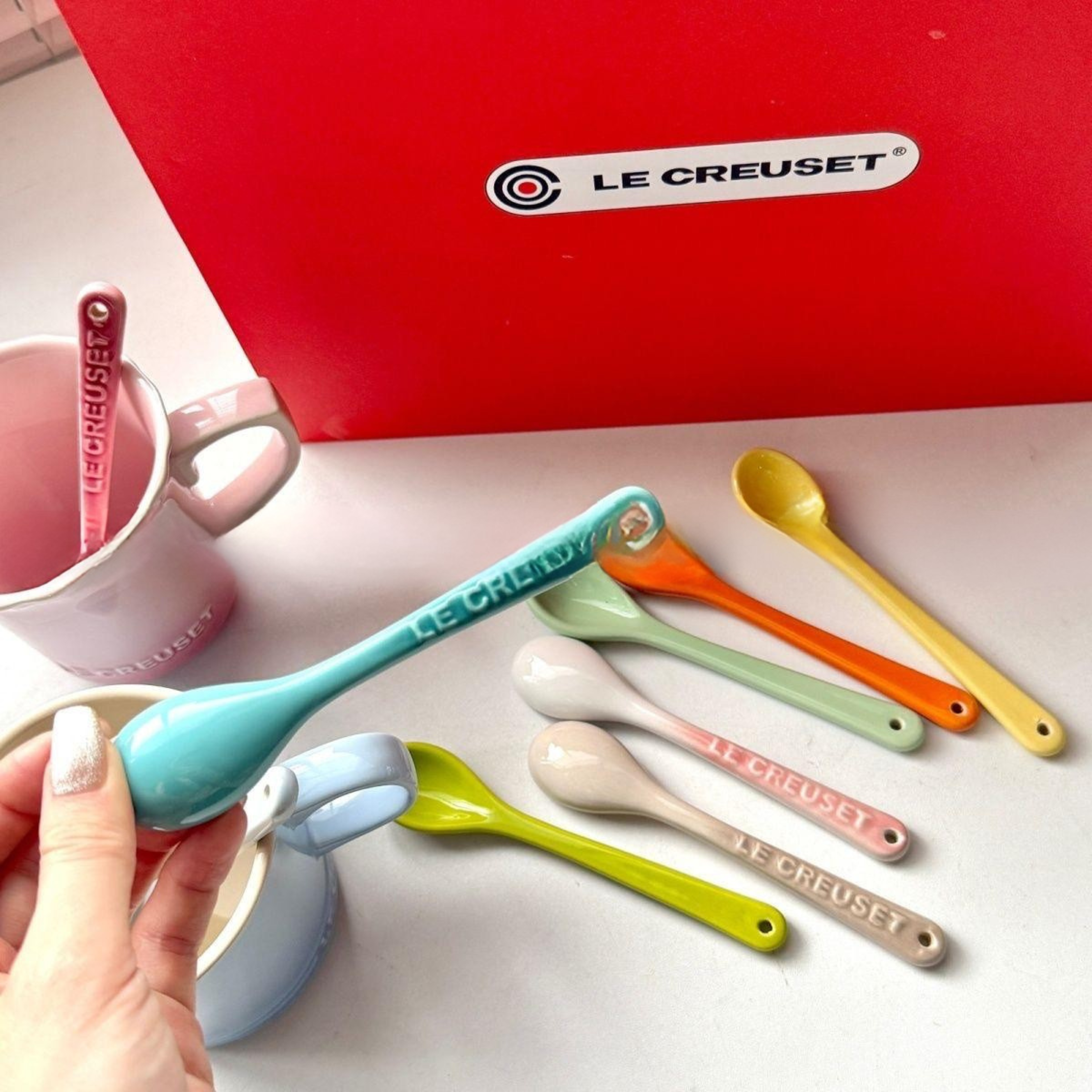 Le Creuset Colorful Ceramic Spoon Set