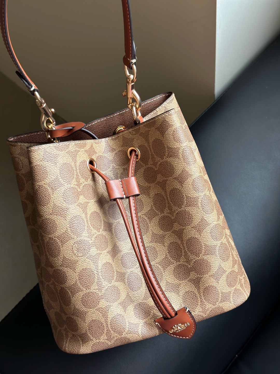 Coach Signature Bucket Bag